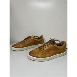 Magnanni Leather Sneakers Shoes Men Brown Size 12 Vera Gomma